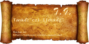 Tankóczi Ildikó névjegykártya